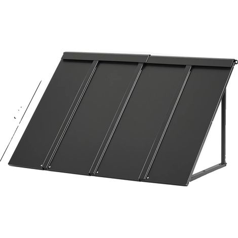 Auvents, Structure en Acier, Résistant aux Intempéries, 44inch (1/2)