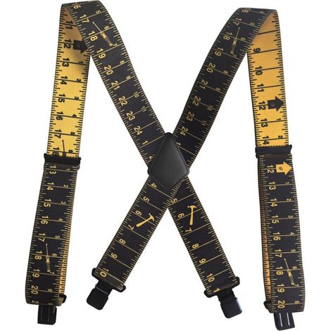 Bretelles pour outils de travail robustes, bretelles avec clips solides, bretelles réglables, bretelles confortables pour hommes et femmes, échelle transparente (1/5)