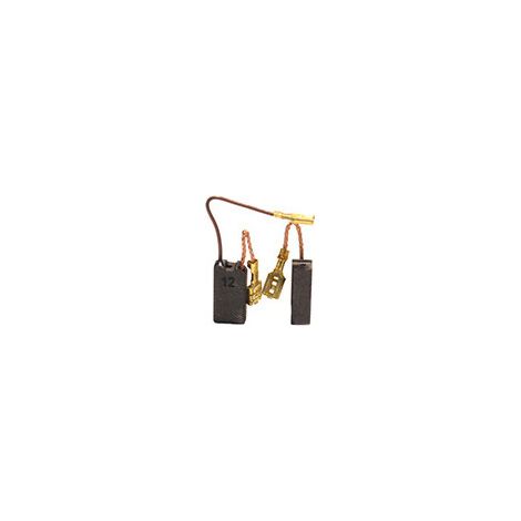 Set aus 2 anpassbaren Kohlen für Hilti. Abmessungen: 6,3 x 10 x 19 mm.