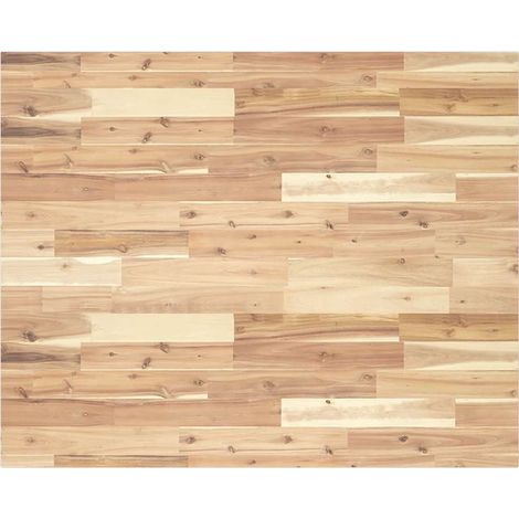 Schreibtischplatte Unbehandelt 100x80x2 cm Massivholz Akazie