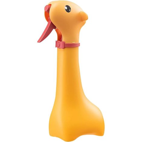 Vaporisateur d'eau pour enfants - 500 ml - Forme girafe - Jaune - Pour les plantes et le nettoyage (1/3)