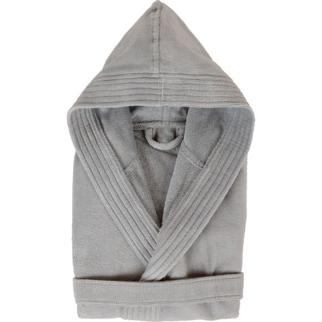 Peignoir adulte à capuche COOL en velours M