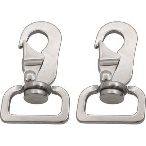 Set di 2 moschettoni girevoli multifunzionali - 30 mm