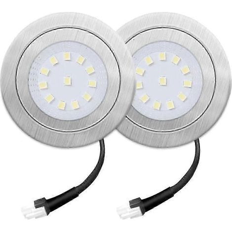 Lot de 2 ampoules de 1,5 W pour hotte aspirante, 12 V CC, compatibles avec les ampoules halogènes de 20 W. (1/5)