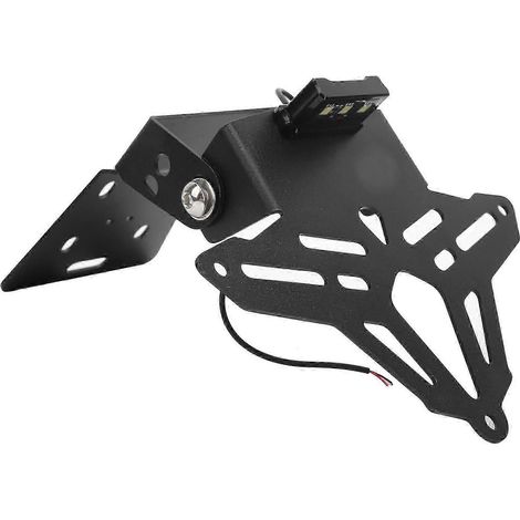 Support de plaque d'immatriculation moto sans garde-boue avec feu intégré, compatible avec HONDA CBR150R 2019-2020