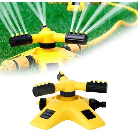 Arroseur de jardin orientable à 360° – Multifonctionnel pour arroser les pelouses, les plantes, les aires de jeux pour enfants et rafraîchir les animaux domestiques Arroseur rotatif durable (1/5)