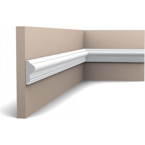 Orac Decor dado moulding P8030 – Lightweight polyurethane – 200cm length – For wall and ceiling detailing – Clean cut without splinters (1/5)