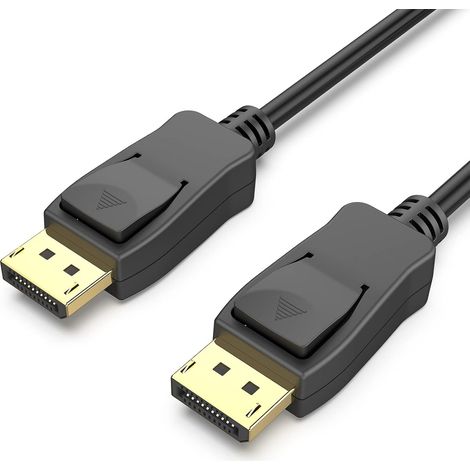 câble vidéo DisplayPort vers DisplayPort, mâle-mâle, 1,8 m, compatible 4K à 60 Hz et 2K à 165 Hz (1/5)