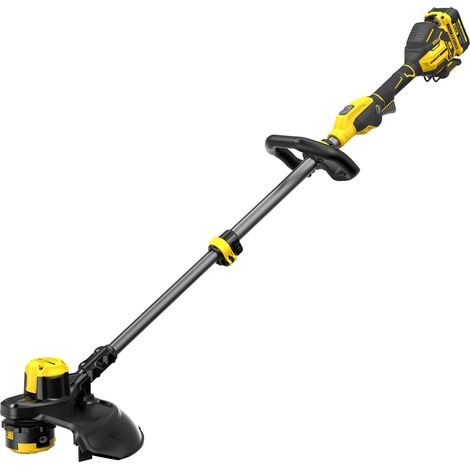 Stanley – Coupe-bordure à batterie 33 cm – Moteur Brushless 18V – Vitesse 4600/6000 rpm – 1 batterie 4Ah + chargeur inclus