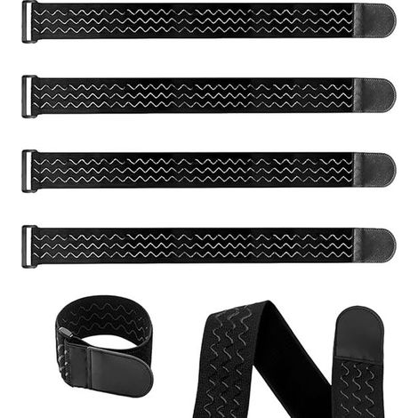 Pince de pantalon Vélo Femme - 8 Pièces - Pinces et sangles de pantalon - Nylon - Clip de pantalon et attache de pantalon pour cyclistes - Idéal pour les jambes et le rangement - Pour le cyclisme, la  (1/5)