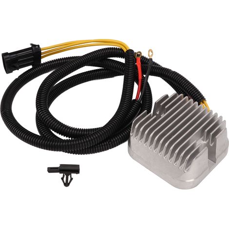 Borne de batterie M8 double lourde 48V noir rouge avec tube thermorétractable en cuivre universel (1/5)