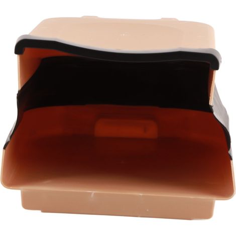 Poubelle de cuisine pliable et suspendue de 9 L en plastique avec support de fixation pour chambre, bureau ou coin café. (1/4)