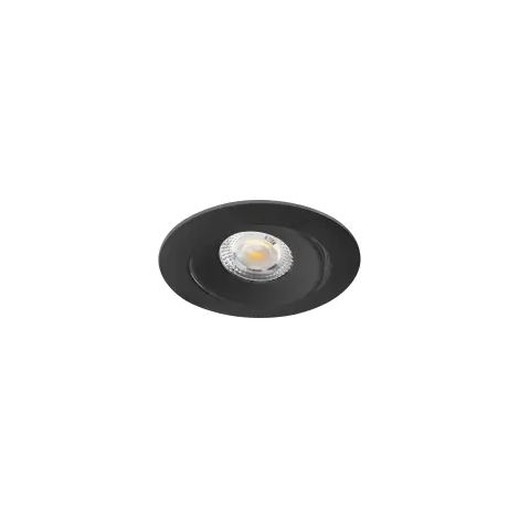 Aric – Spot encastré LED orientable 5 W – Température de couleur 3000-4000K – Aluminium noir – Indice de protection IP65/IP20 (1/5)