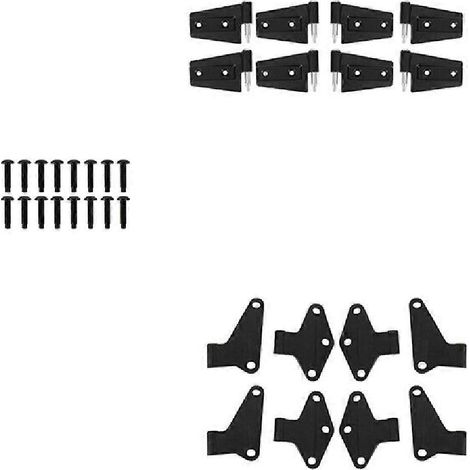 Türscharnier-Befestigungssatz aus Edelstahl (4 Türen) für Jeep Wrangler JK 2007-2018 (1/5)