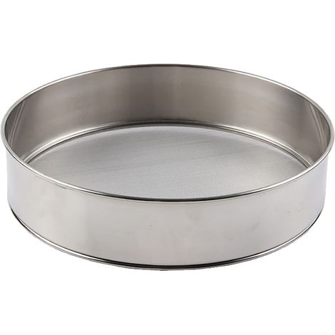 Tamis Farine Inox 15cm Mailles Fines - 1 pièce, inox, 15cm - tamiseur patisserie gateau legume cuisine - farine tamis - Convient (1/5)