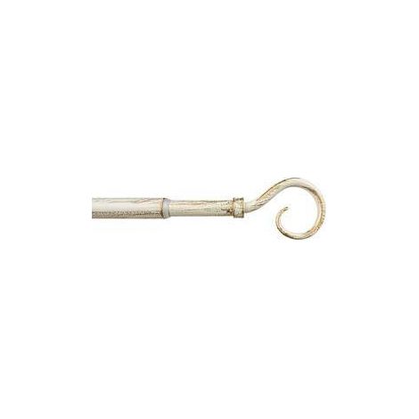 BASTONE METALLO D 12/9 70/120CM RICCIOLO AVO/ORO