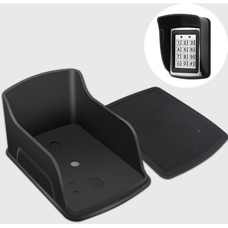 (1 pièces) Couvercle étanche pour Bouton de Sonnette sans Fil, Couvercle étanche pour Clavier de contrôle d'accès, Sonnette de Protection Contre la Pluie à l'extérieur, Housse Anti-Pluie (1/4)