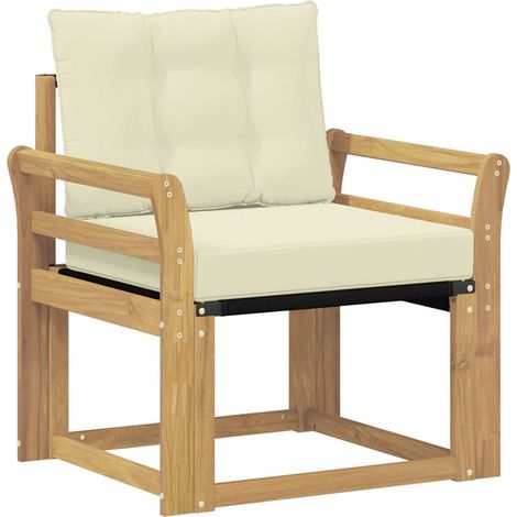 Maison Exclusive - Outdoor-Sofa Massives Akazienholz und Textilen