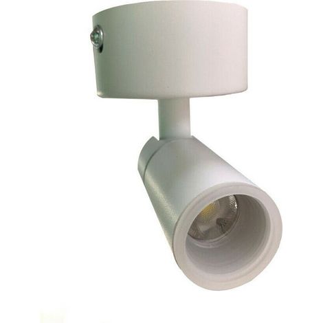 FARETTO LED SOFFITTO ORIENTABILE 3W LUCE CALDA MODERNO BIANCO APPLIQUE SPOT LED