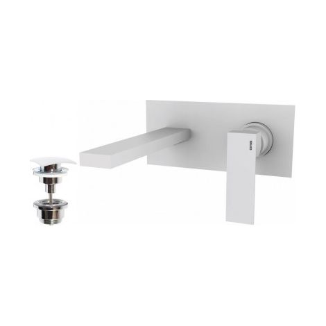 MITIGEUR LAVABO À ENCASTRER KALA BLANC (1/2)