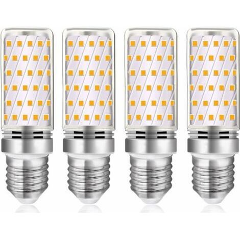 E27led ampoule 12W blanc froid 6000k, lumière 360°, équivalent halogène E27 100W, AC 230v, E27 mais éclairage intérieur lampes LED froides, non dimmable, lot de 4 ampoules (1/4)