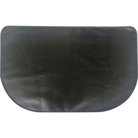 1 schwarze feuerfeste Matte 102 50 cm Feuer und ölbeständige Kaminmatte Waschbare Grillmatte Bodenschutz Feuerfeste Matte für Holzöfen schützt (1/5)