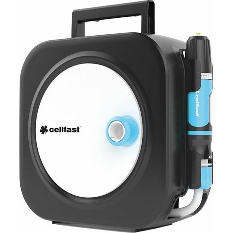 Cellfast Ergo XS avvolgitubo nero e blu 10 m