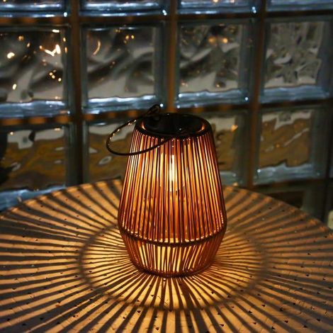 Lampe solaire d'extérieur pour jardin, lanterne solaire suspendue vintage - Lampe solaire d'extérieur étanche (SKU produit : 96643781 SKU Offre : mkh25.7.14-6) (1/4)