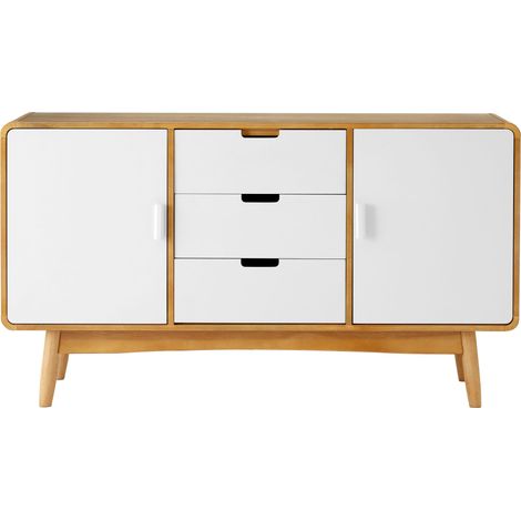 Interiors by Premier Scandinavian Design Sideboard, Two Door Sideboard With Storage, Stylish And Functional Living Room Sideboard (1/5)