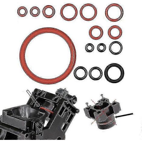 2024 Lot de 15 joints toriques en silicone pour machines à café automatiques Saeco Gaggia  joint d'étanchéité pour connecteur de buse de machine à café. (1/4)