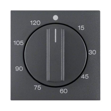 Composant domotique berker 16331606 bouton minuterie mécanique gris