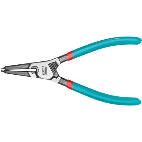 Pince courbe pour ouverture externe de rondelles - 180 mm - En acier Cr-V et finition noire polie - Résistant à la corrosion - Pour circlips externes (1/5)