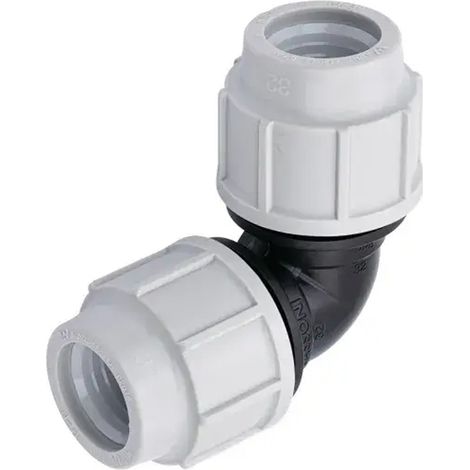 Coude 90° à compression Série 7 PE Ø63 - Plasson (1/2)