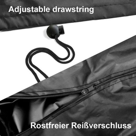 Housse Parasol Deporte 3x3,Bâche Parasol Déporté Imperméable en 420D Tissu Oxford,Anti-UV Housse de Label (1/4)
