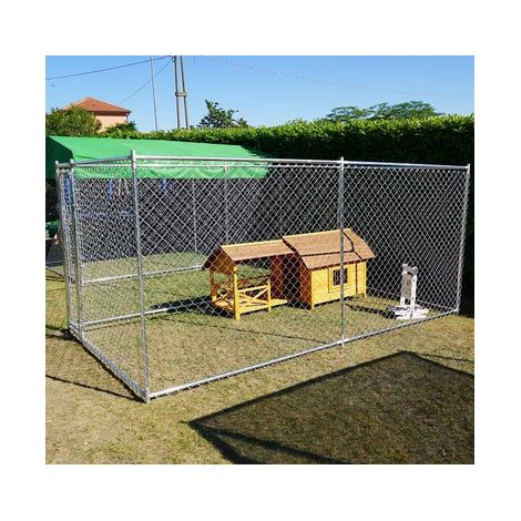 Box Per Cani Modello Matilda Recinto 3,96 X 2,28 Senza Copertura Senza Porta Ciotole