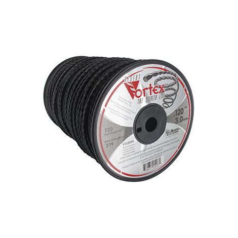 Bobine fil nylon VORTEX 219 m diamètre 3,00 mm – Pour débroussailleuse – Coupe nette et précise – Usage professionnel (1/3)