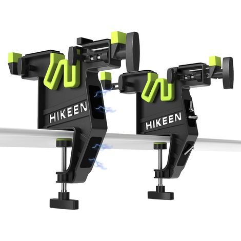 Étau pour Ski et Snowboard pour Réglage Réparation et Cirage, 2PCS Étaux de Fartage Ski Réglables avec Patins Antidérapants pour Fartage en Position Horizontale Verticale (1/5)