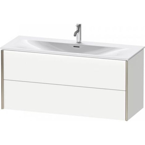 Support de lavabo sous plan XVIU 557x1210x480mm Prof. Champ ma blanc mat (1/3)