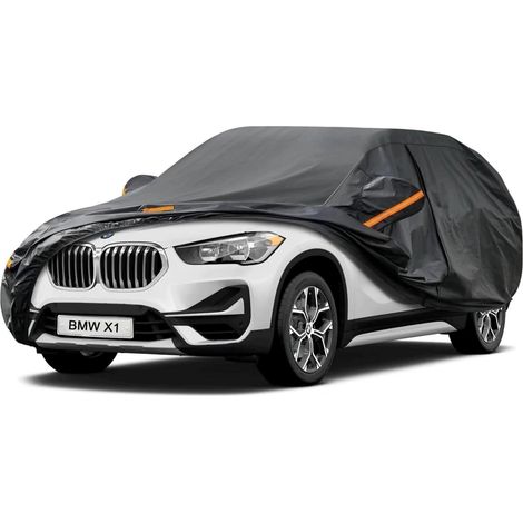 Vollgarage Autoplane Wasserdicht für BMW X1 (2009-2025) mit Reflektoren (1/5)