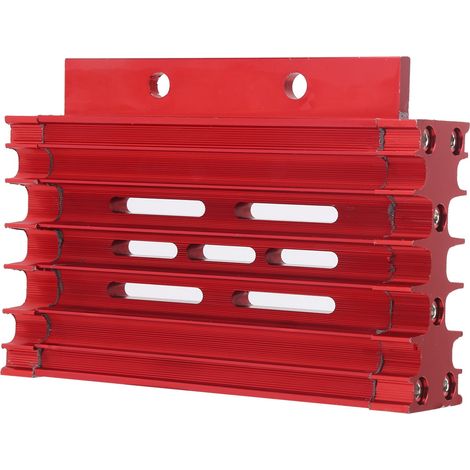 Système de refroidissement d'huile de radiateur de moto en alliage d'aluminium, adapté aux motos tout-terrain/motos de montagne/motos de boue PIT PRO de 138cc, 140cc et 150cc (rouge). (1/5)