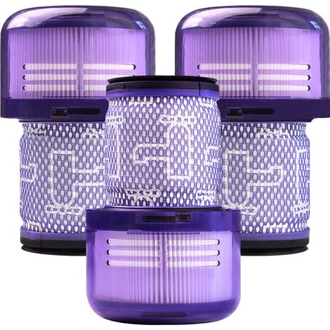 Lntyq Smyidel Filter für Dyson V12, 2 Stück waschbarer HEPA-Ersatzfilter für Dyson V12 Detect Slim Absolute Extra Total Clean Motorhead Complete Clean Staubsauger, Ersatzteil 971517-01 (1/5)