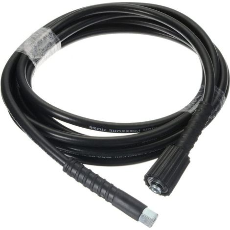 Tuyau de remplacement pour nettoyeur haute pression pour lavage de voiture et nettoyage de jardin, connecteur fileté M14 x M22 (14 mm) pour jet d'eau propre et tuyau de vidange de 32 pi (10 mètres) (1/4)