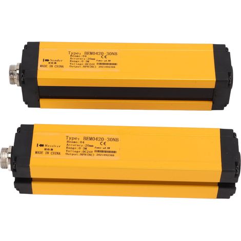BEM0420-30NB 20-mm-Sicherheitslichtvorhang, optisches Gitter, Infrarotsensor, Schutzlichtvorhang für Industriemaschinen (1/5)