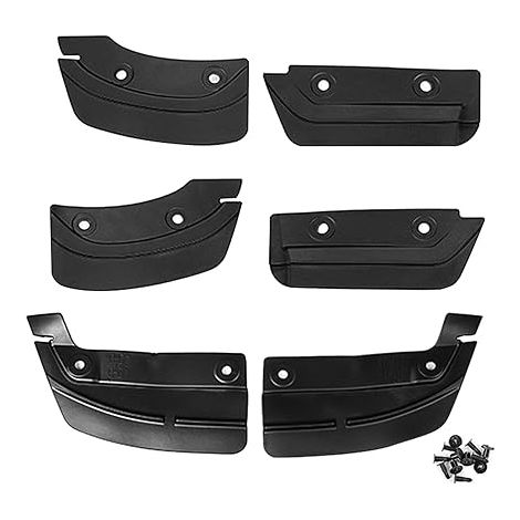 Lot de 6 bavettes garde-boue pour Model 3 2017-2023, boucliers anti-éclaboussures, ruban adhésif sans perçage, accessoires pour Model 3 (modèle 3) (1/5)