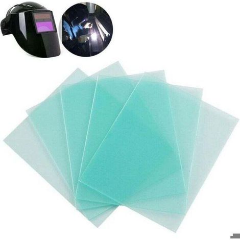 Lentille de rechange - Polycarbonate - NC 10 x 115 x 90 mm - Pour casque de soudage à assombrissement automatique - 10 pièces (1/4)