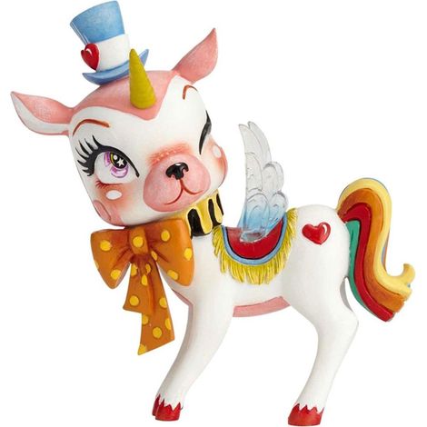 Statuette licorne blanche par Miss Mindy (1/3)