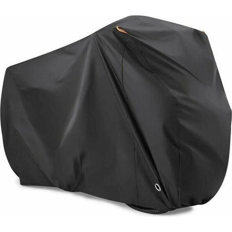Bike cover for 2 bikes, waterproof 190T nylon bike cover with protection against dust, UV rays, and rain. Protection for mountain bikes. (1/4)