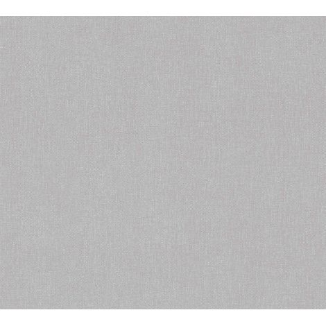 Papier peint monochrome gris Tapisserie intissée unie style minimaliste Papier peint structuré idéal pour bureau et couloir (1/4)