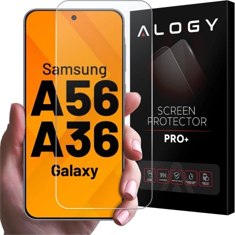 Pellicola protettiva in vetro temperato 9H Alogy Heavy Pro+™️ per Samsung Galaxy A56/A36 5G 2025. (1/5)