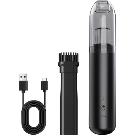 New BM622 Car Vacuum Cleaner, Outdoor Home Cordless Handheld Vacuum Cleaner, Portable Rechargeable Car Vacuum Cleaner -- BM622 Black (1/3)